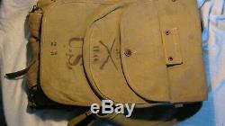 WW1 US Army doughboy field pack withsoldiers' name on it