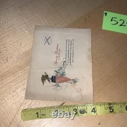 WW1 US Christmas Cards From 106th And 302rd Infantry- G525