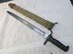 WW1 US MODEL 1905 DATED 1913 SPRINGFIELD ARMORY BAYONET WITH SCABBARD #M167