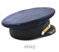 WW1 US Shipping board USSB Officer Commander Left Facing Eagle Bell Crown Cap