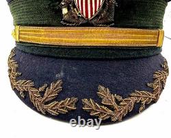 WW1 US Shipping board USSB Officer Commander Left Facing Eagle Bell Crown Cap