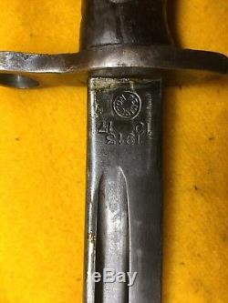 WW1 U. S. 1917 Bayonet 17 Blade with scabbard