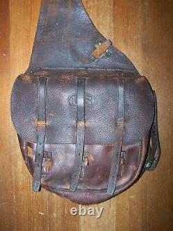 WW1 U. S. Horse Calvary Saddle Bags Marked Rock Island Arsenl 1917 T. O. O