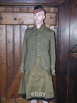 WW1 Uniform Group. Captain 5th. Royal Canadian Highlanders