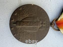 WW1 VICTORY MEDAL 3 CAMPAIGN BARS Vintage Military Memorabilia World War One