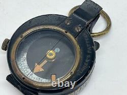 WW1 Verners Pattern Marching Compass In Leather Case 1917