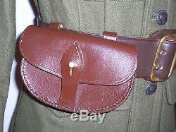 WW1 WEBLEY OFFICERS REVOLVER AMMO POUCH LEATHER REPRO