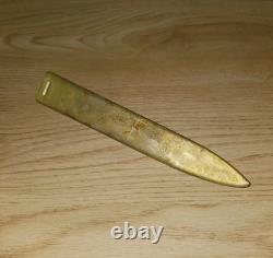 WW1 WW2 French Au-lion 1918 US Army Metal Scabbard Only DAMAGED