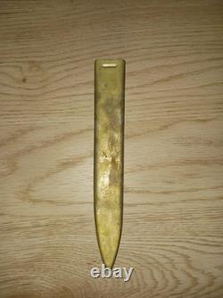 WW1 WW2 French Au-lion 1918 US Army Metal Scabbard Only DAMAGED