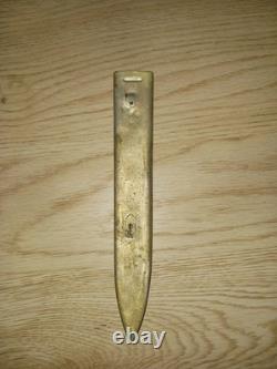 WW1 WW2 French Au-lion 1918 US Army Metal Scabbard Only DAMAGED