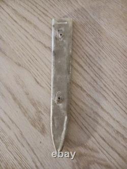WW1 WW2 French Au-lion 1918 US Army Metal Scabbard Only DAMAGED