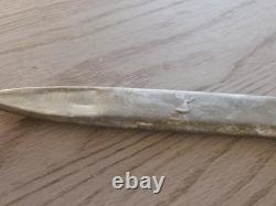 WW1 WW2 French Au-lion 1918 US Army Metal Scabbard Only DAMAGED