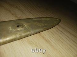 WW1 WW2 French Au-lion 1918 US Army Metal Scabbard Only DAMAGED