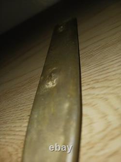 WW1 WW2 French Au-lion 1918 US Army Metal Scabbard Only DAMAGED