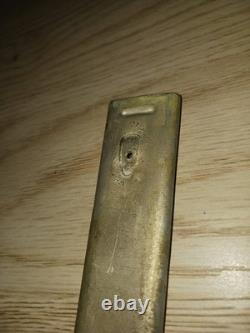 WW1 WW2 French Au-lion 1918 US Army Metal Scabbard Only DAMAGED