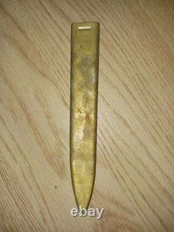 WW1 WW2 French Au-lion 1918 US Army Metal Scabbard Only DAMAGED