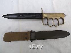 WW1 & WW2 Trench Knives / U. S. 1918 Au Lion & U. S. M3 UTICA / 100% Original