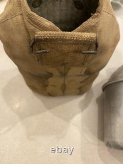 WW1 WW2 USMC P1912 Canteen Set. 1918 Dated Canteen And Cup