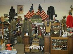 WW1 & WW2 US uniform, helmet, manual, picture, portrait, field gear collection