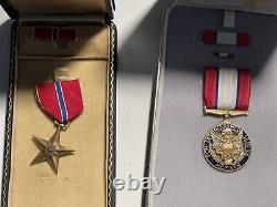 WW1 WW2 Vietnam Era US Valor Medal Collection Some Named Some Numbered