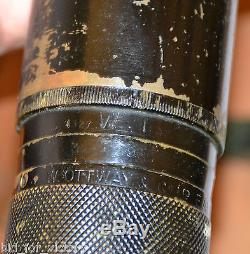 WW1 WWI British Army W OTTWAY Brass Trench Telescope Barrage Eye Lens Optic 1916