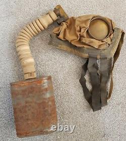 WW1 WWI British Australian & Canadian Box Respirator Gas Mask Without Bag
