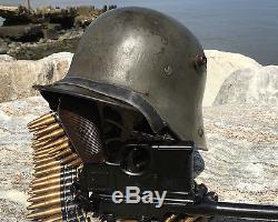 WW1 WWI GERMAN M17 Steel Stahlhelm Trench Helmet 1917 COMPLETE Liner Chinstrap