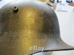 WW1 WWI German Steel Helmet M-1916 / 1917 Quist 66