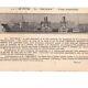 WW1 WWI Original French ship SS La Provence II Ocean Liner auxiliary cruiser old