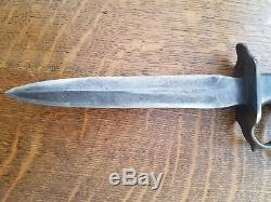 WW1 WWI Trench Knife L. F. & C. U. S. 1918 Fixed Blade Fighting Army Knife Dagger