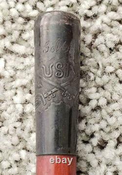 WW1 WWI US Army 1917 Cavalry Insignia Officers Swagger Staff Stick RARE Sterling