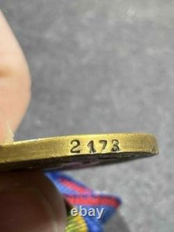 WW1 WWI US Military NY New York State Mexico Border Service Medal NUMBERED 2173