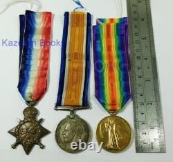 WW1 WWI World War One War Medal Trio 30485 Spr W S Wakefield Royal Engineers