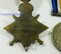 WW1 WWI World War One War Medal Trio 30485 Spr W S Wakefield Royal Engineers