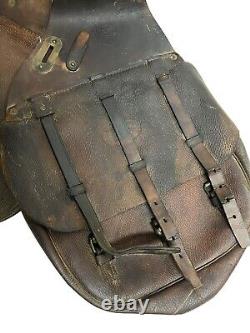 WW1 WWl or Prior US Army Cavalry Leather Saddlebags