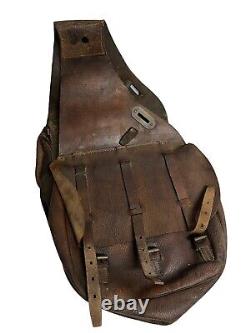 WW1 WWl or Prior US Army Cavalry Leather Saddlebags