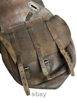 WW1 WWl or Prior US Army Cavalry Leather Saddlebags