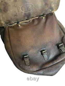 WW1 WWl or Prior US Army Cavalry Leather Saddlebags