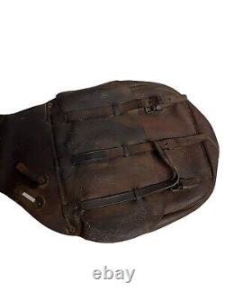 WW1 WWl or Prior US Army Cavalry Leather Saddlebags