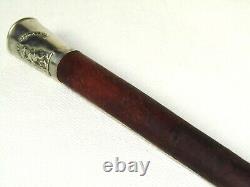 WW1 Warwickshire Yeomanry Cavalry Riding Crop-Incomplete