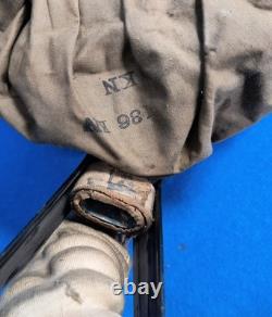 WW1 World War 1 US Corrected English Type Box Respirator Gas Mask 1918 With Bag