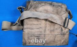 WW1 World War 1 US Corrected English Type Box Respirator Gas Mask 1918 With Bag
