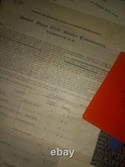 WW1 World War 1 US Era Document, ww1 To Korea Big Lot No RESERVE LQQK