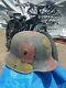 WW1 Worn/Faded Camo M16 Imperial German stahlhelm Helmet Size 0 66