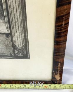 WW1 Wounded in Action Certificate Geroge 142 Framed