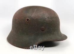 WW2 German M40 combat Wehrmacht helmet US Army WWI Veteran soldier battle trophy
