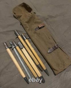 WW2 SA Sturmabteilung Zeltbahn WW1 Style Army 1934 Poncho Tent Poles Original