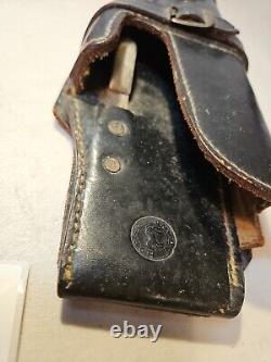 WW2 Vintage Horse Brand Pistol Holster 8E28