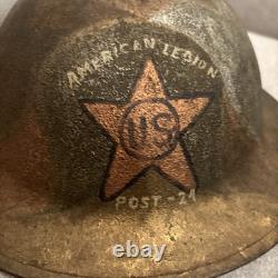 WWII American Legion Hemlut Doughboy Protective Helmet