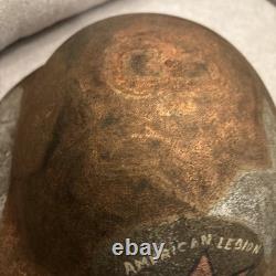 WWII American Legion Hemlut Doughboy Protective Helmet